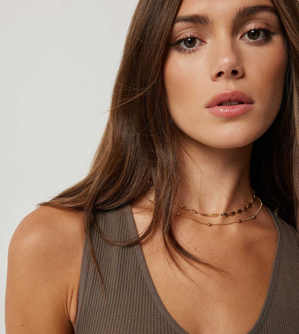 Ardene Ardene - Brown Cropped Tops