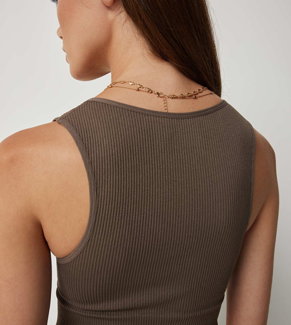 Ardene Ardene - Brown Cropped Tops