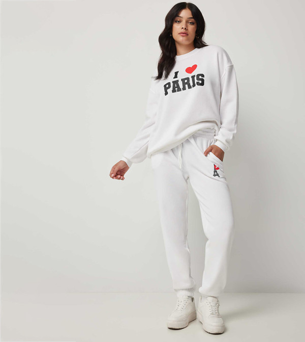 Ardene  Sweatpants - White Sweatpants