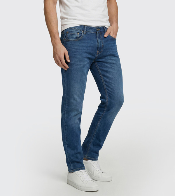 بيفرلي هيلز بولو كلوب  ملابس - أزرق Slim Jeans