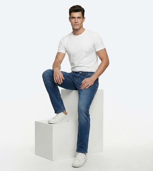 بيفرلي هيلز بولو كلوب  ملابس - أزرق Slim Jeans