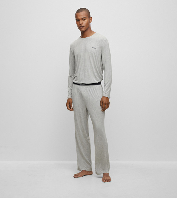 بوس بوس - رمادي Sleep Shirts