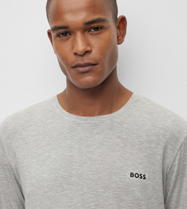 بوس بوس - رمادي Sleep Shirts