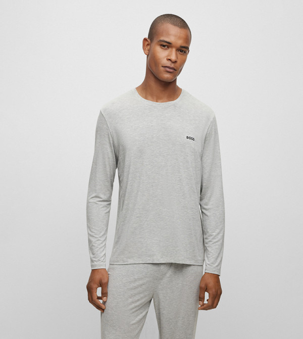 بوس بوس - رمادي Sleep Shirts