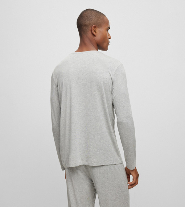بوس بوس - رمادي Sleep Shirts