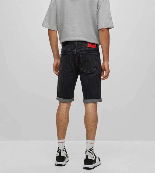 هوغو clearance sa - رمادي Denim shorts