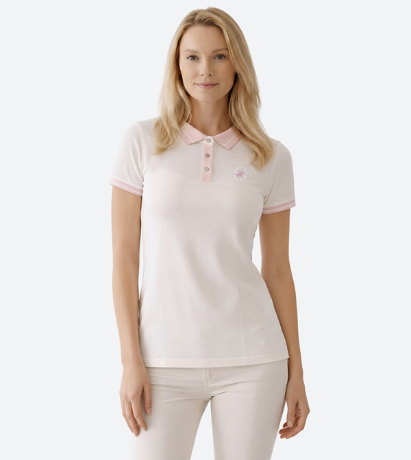 Beverly Hills Polo Club Beverly Hills Polo Club - Off White Polo T-shirts