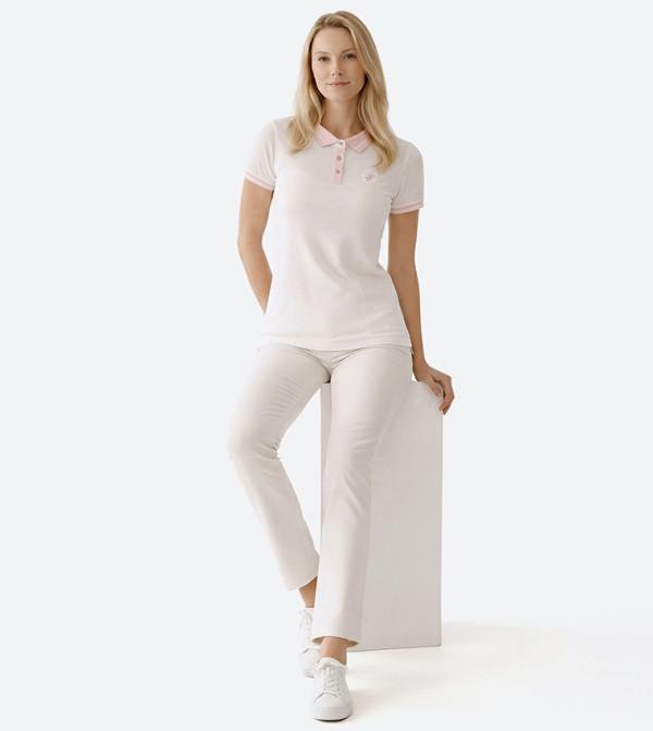 Beverly Hills Polo Club Beverly Hills Polo Club - Off White Polo T-shirts