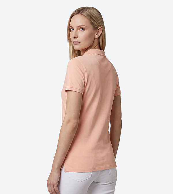 Beverly Hills Polo Club  Polo T-Shirts - Orange Polo T-shirts