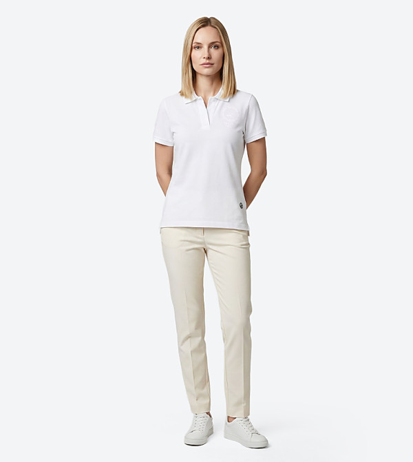 Beverly Hills Polo Club Polo T-Shirts - White Polo T-shirts