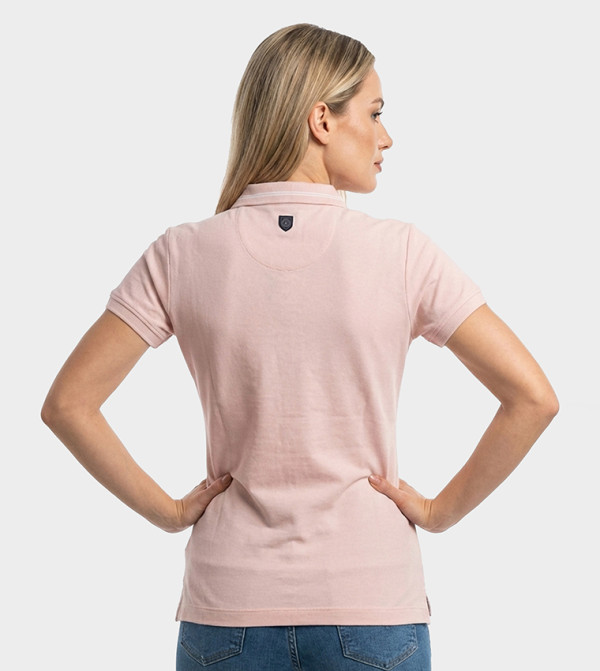 Beverly Hills Polo Club  T-Shirts - Pink Polo T-shirts