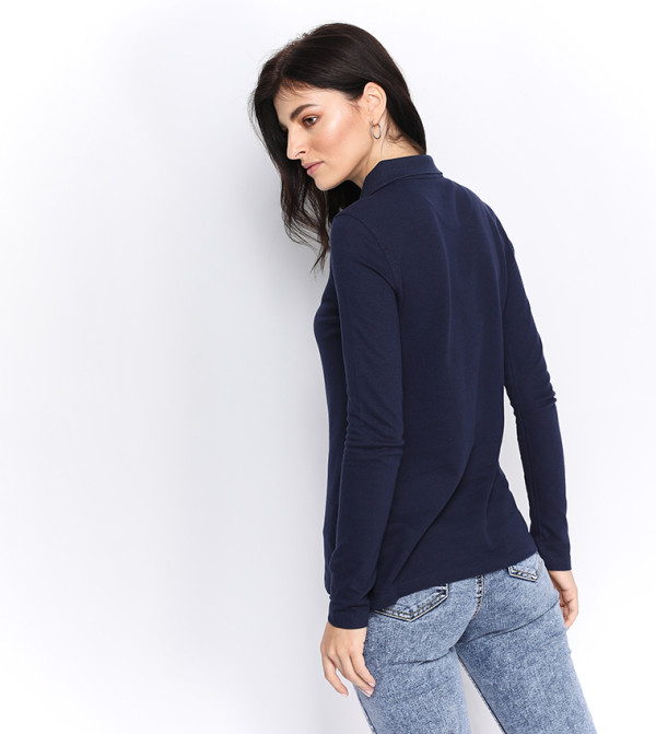 Beverly Hills Polo Club  T-Shirts - Navy Polo T-shirts