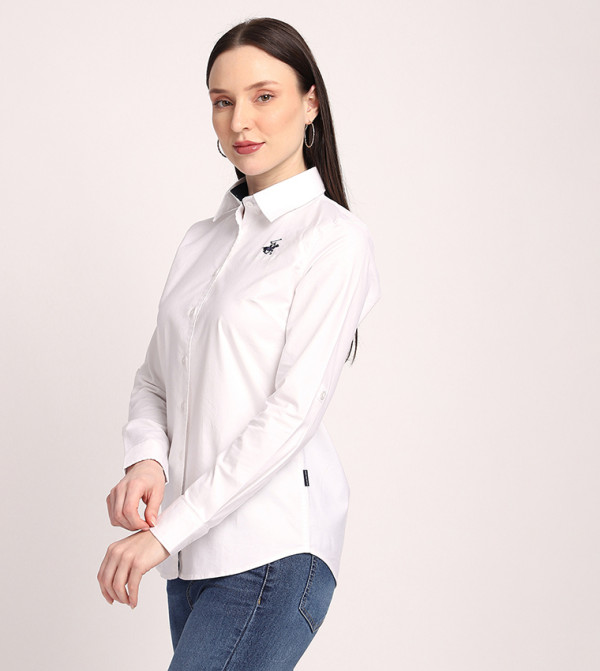 Beverly Hills Polo Club  Shirts - White Shirts