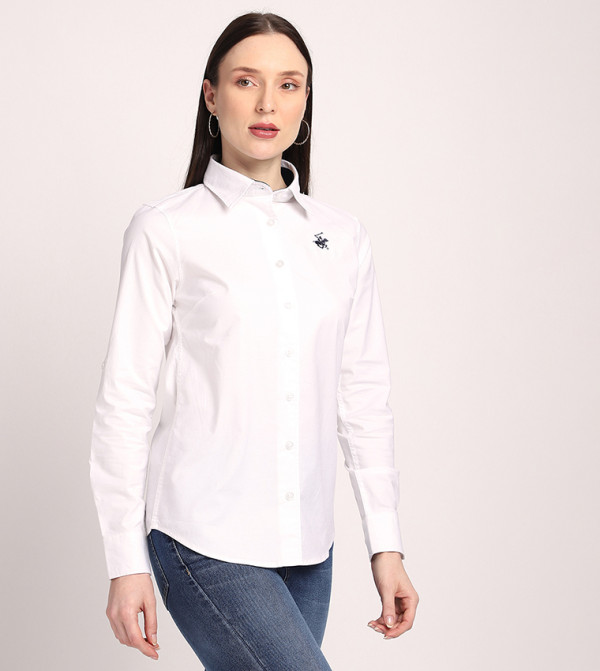 Beverly Hills Polo Club  Shirts - White Shirts