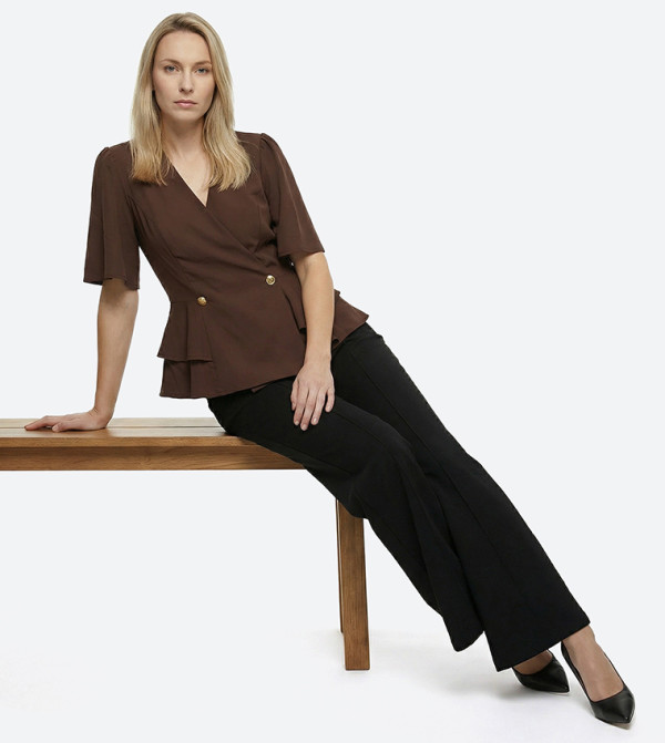 Beverly Hills Polo Club Clothing - Brown Casual Tops