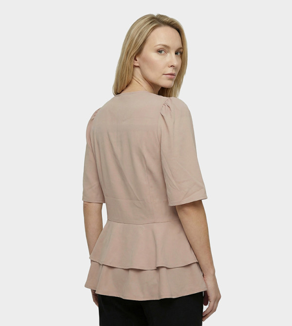 Beverly Hills Polo Club  - Taupe Casual Tops