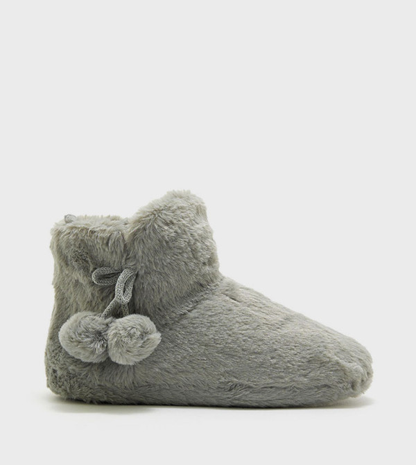 R&B R&B - Grey Bedroom Slippers