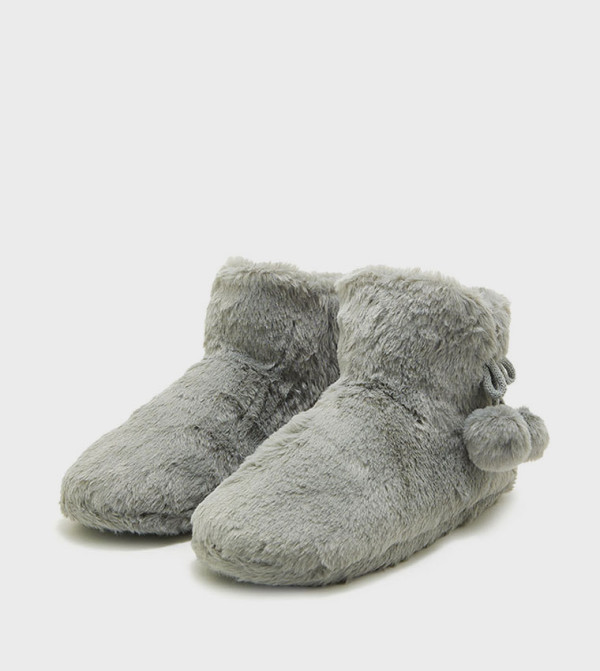R&B R&B - Grey Bedroom Slippers