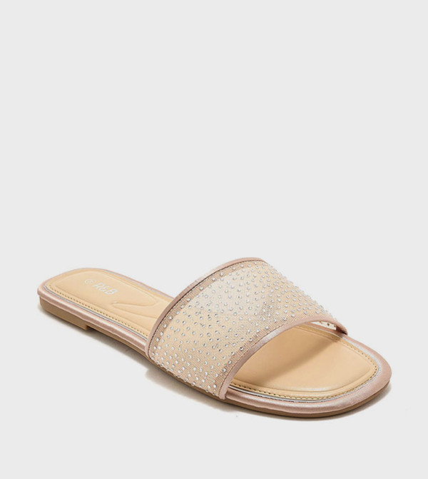 R&B R&B - Beige Flat Sandals