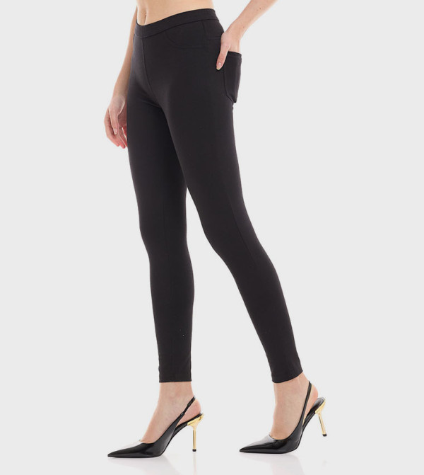 R&B  Jeggings - Black Jeggings