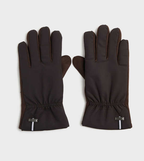 R&B Gloves - Brown Leather