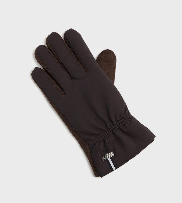 R&B Gloves - Brown Leather
