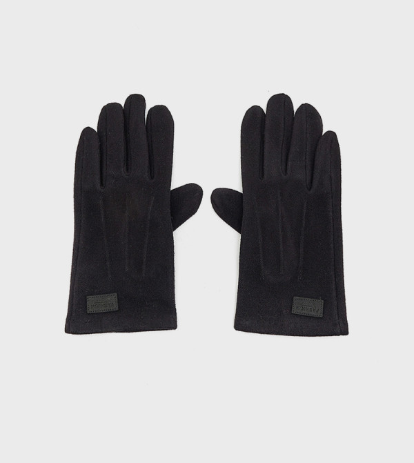 R&B Gloves - Black Knit