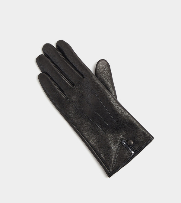 R&B  Gloves - Black Knit