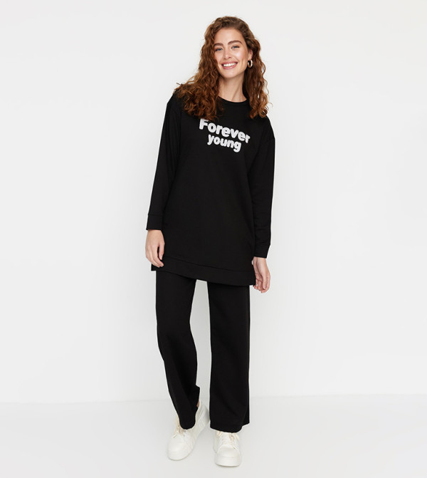 Trendyol - Outlet  Clothing Sets - Black Co-Ord Set