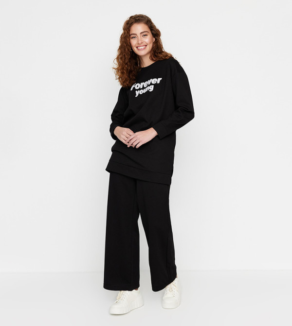 Trendyol - Outlet  Clothing Sets - Black Co-Ord Set