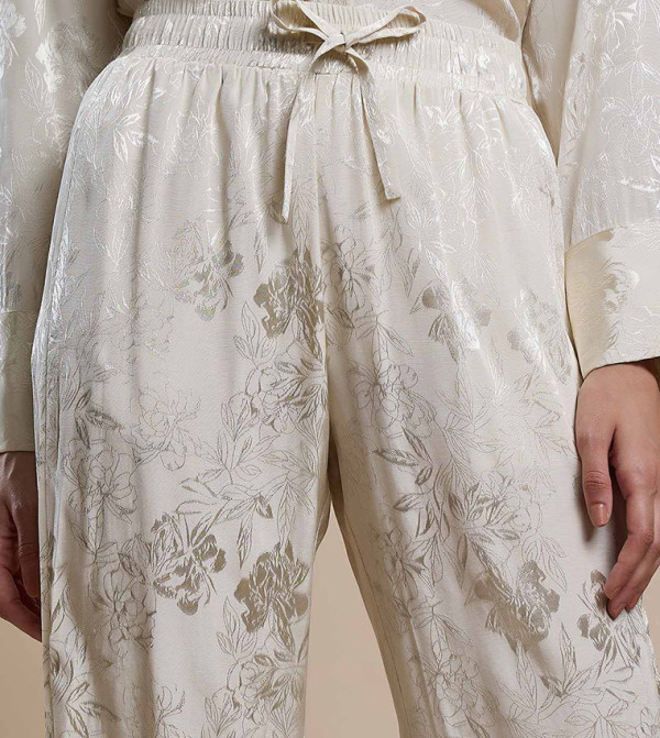 R&B R&B - White Casual Pants