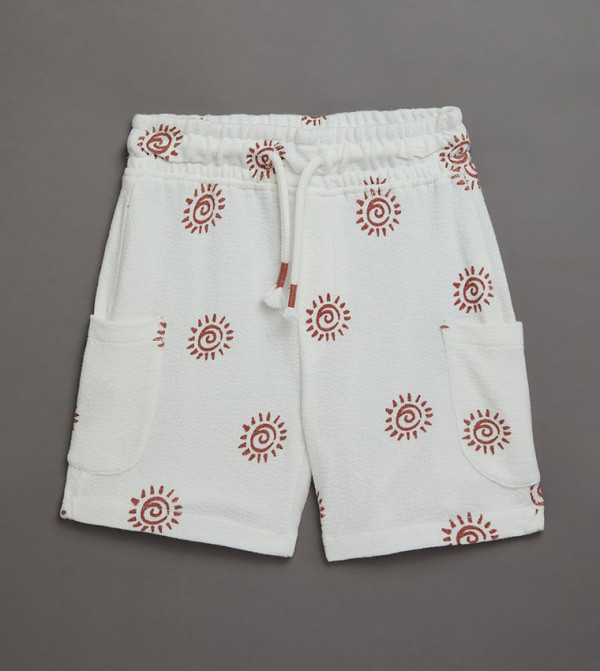 R&B  Shirts & Bottoms - Ivory Shirts & Bottoms