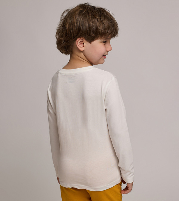 R&B Topwear - White T-shirts