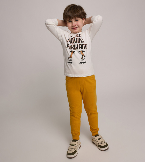 R&B Topwear - White T-shirts