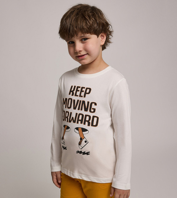 R&B Topwear - White T-shirts