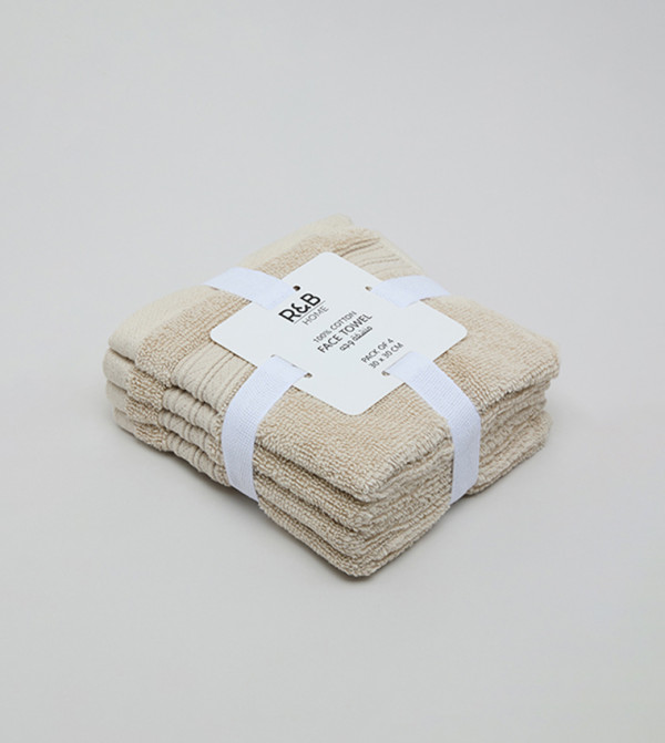 R&B Bath & Bedding - Beige Short Sleeve T-Shirts