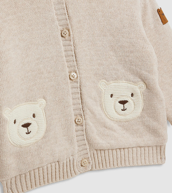 R&B  Clothing - Beige Sweaters & Cardigans