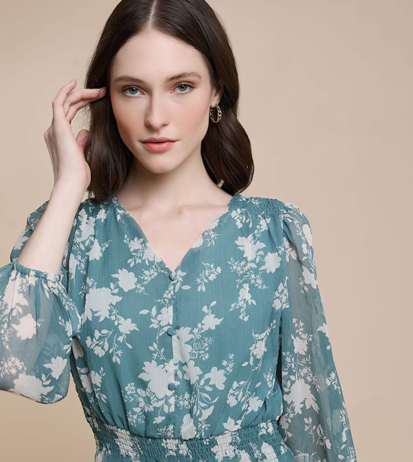 R&B R&B - Green Midi Dresses