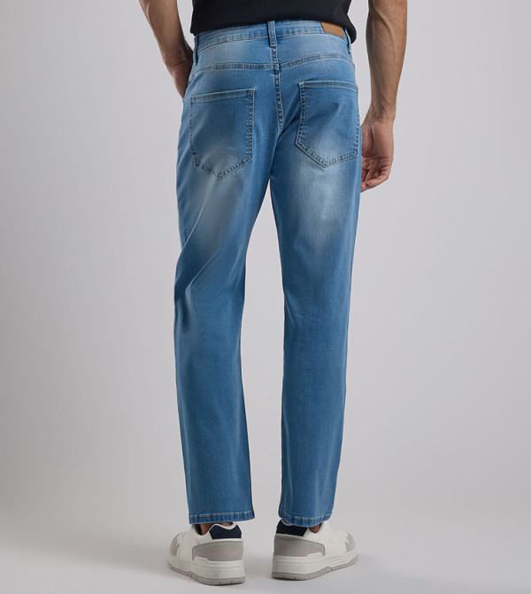 R&B R&B - Light Blue Tapered Jeans