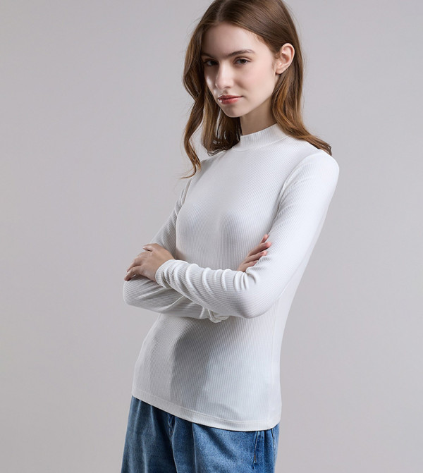 R&B  Clothing - Ivory Casual Tops