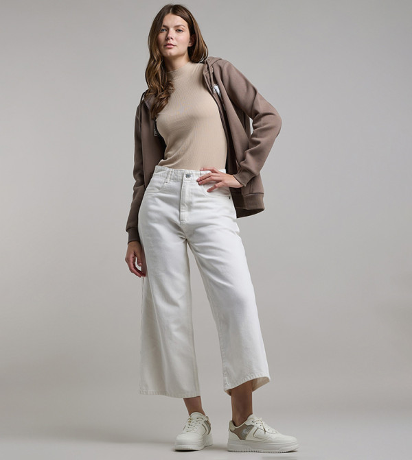 أر آند بي  - بيج Casual Tops