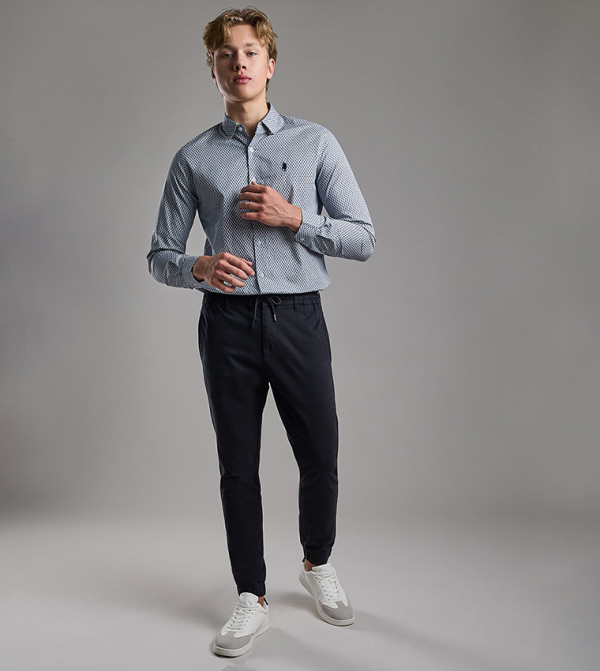 أر آند بي  heatwave-ready-m - أزرق Long Sleeves