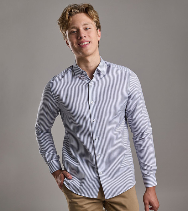 أر آند بي  ملابس - أزرق Long Sleeves