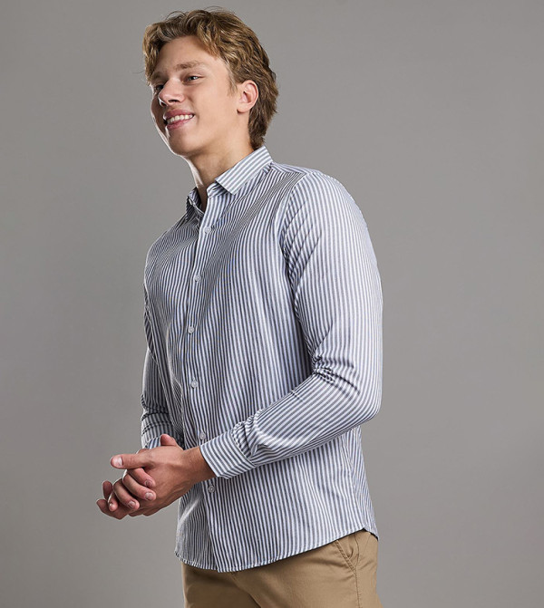 أر آند بي  ملابس - أزرق Long Sleeves