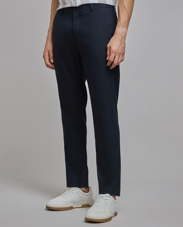 R&B Clothing - NAVY BLUE Casual Pants