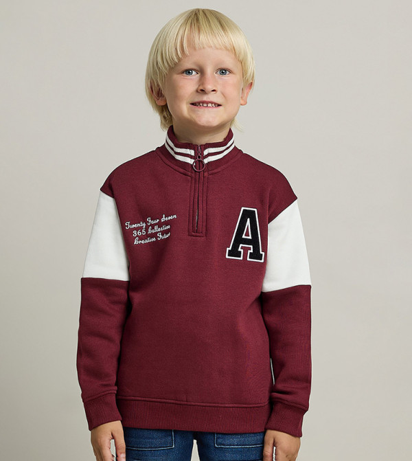 R&B  Winterwear & Outerwear - Red Sweatshirts