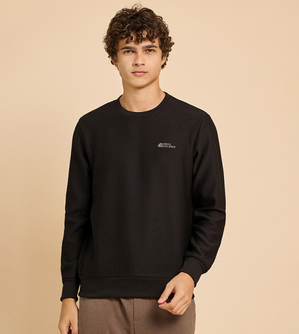 R&B  Hoodies & Sweatshirts - Black Sweatshirts