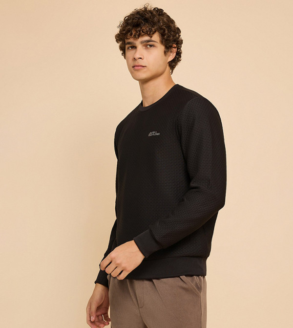 R&B  Hoodies & Sweatshirts - Black Sweatshirts