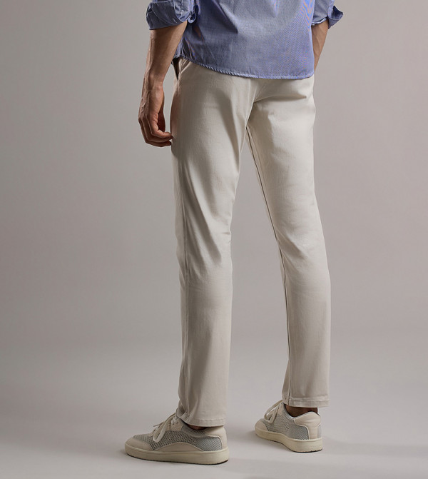 R&B R&B - White Chinos