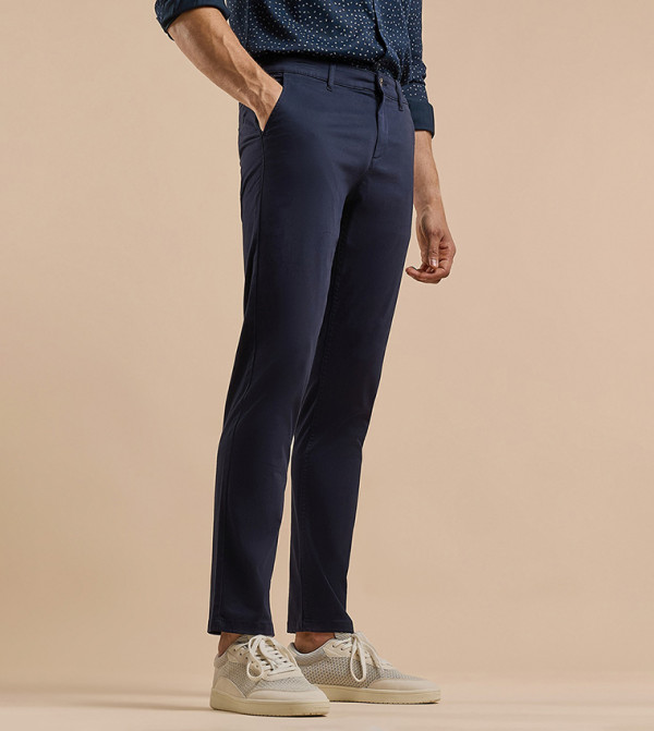 R&B  Chinos - Navy Chinos
